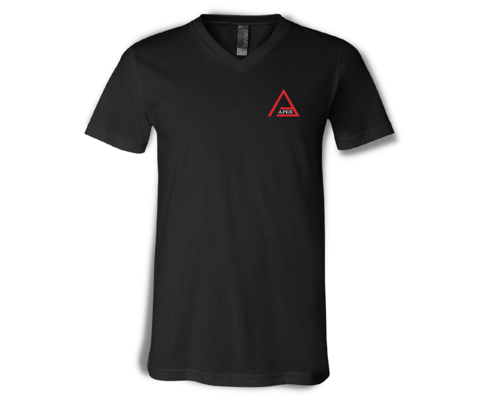Apex Unisex Short Sleeve V-Neck Tee